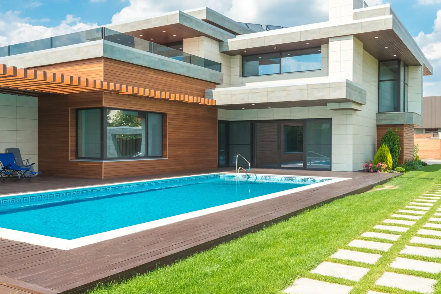 Swimming pool built in Wrights Creek, NSW